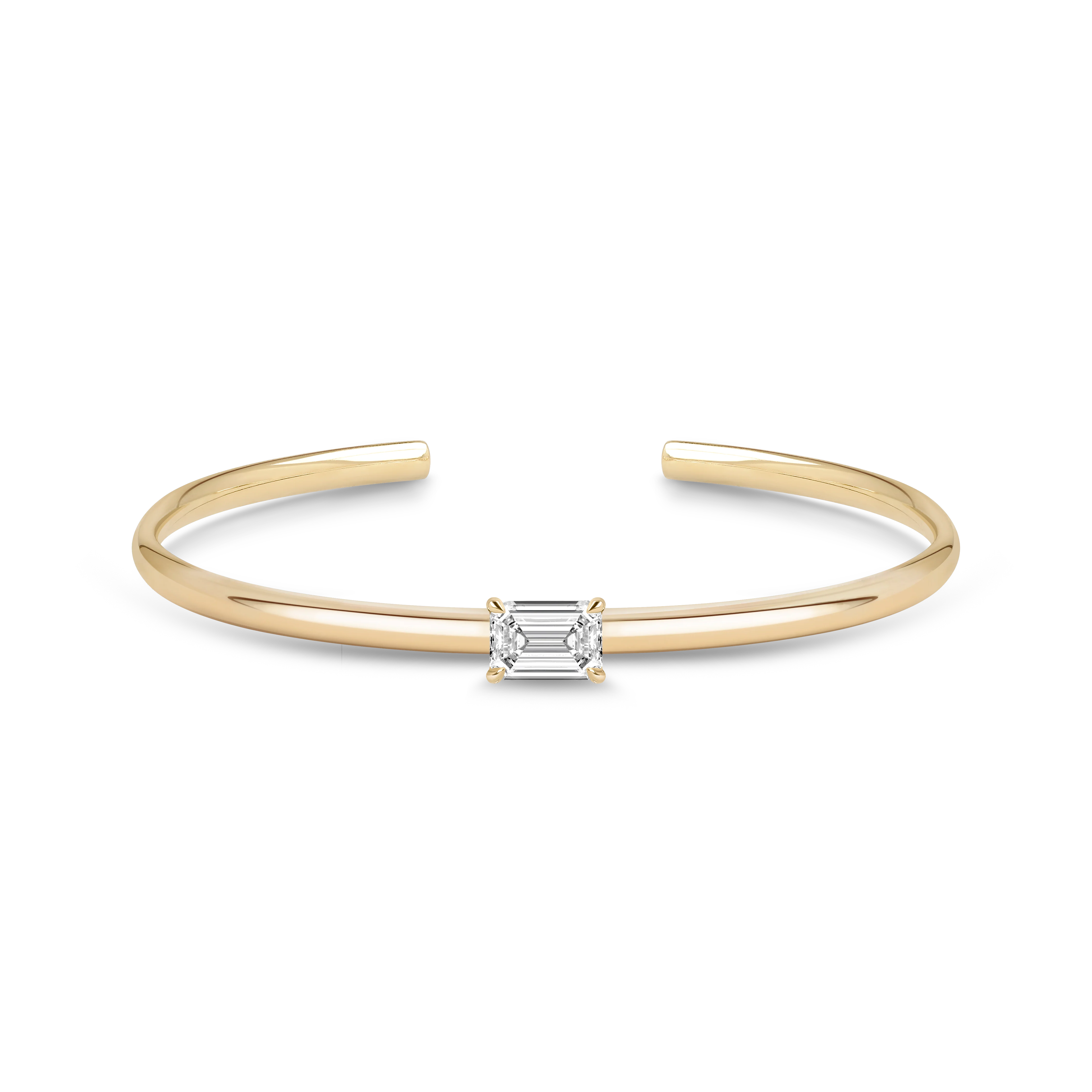 Charlotte Cuff Bangle (Emerald)