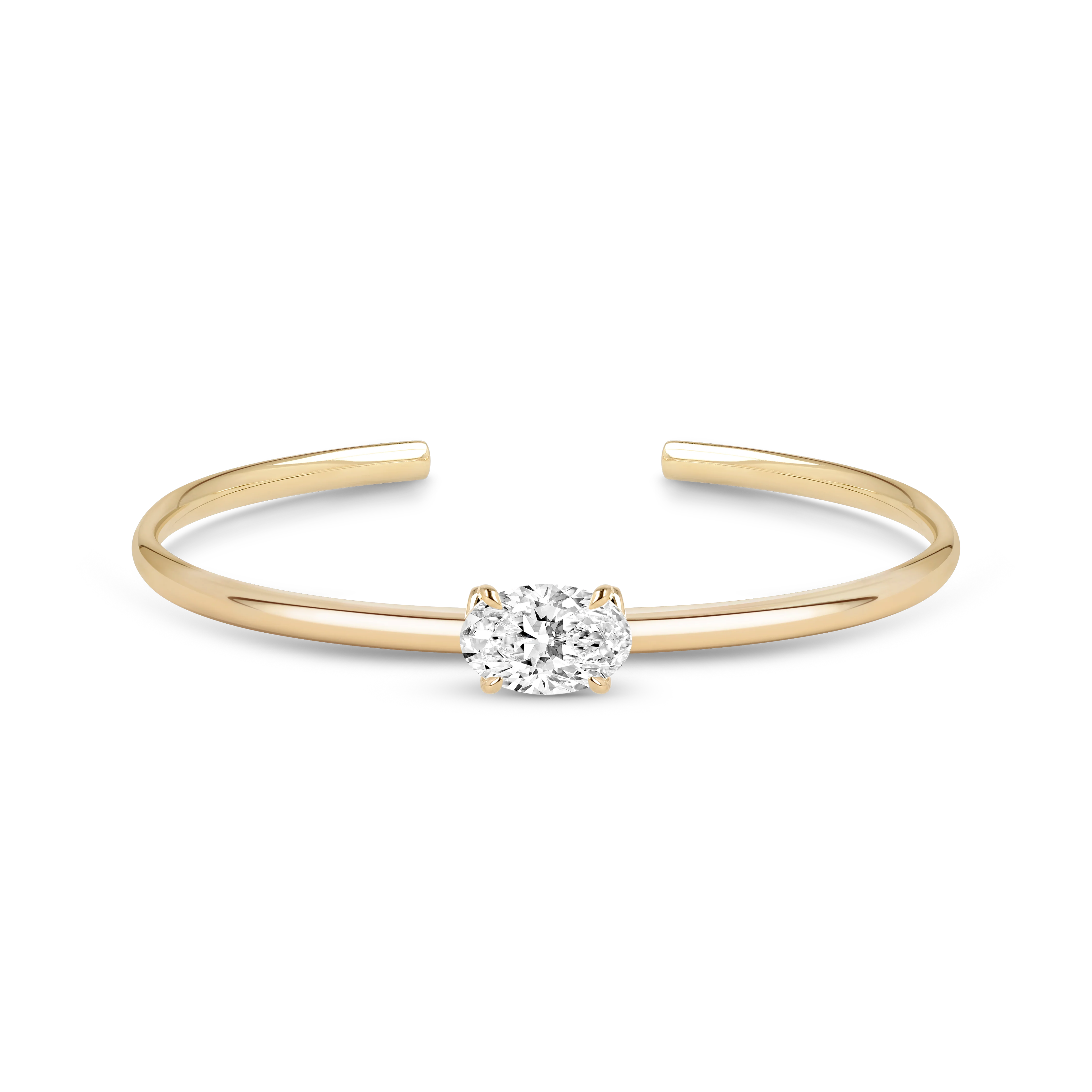 Charlotte Cuff Bangle (Oval) - Image 3